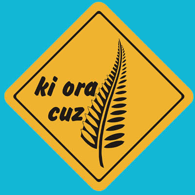 Suction Roadsign Ki Ora Cuz